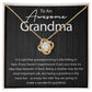 To an awesome grandma - Love knot necklace