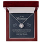 To My Mommy, Love From Your Tummy - Love Knot Necklace