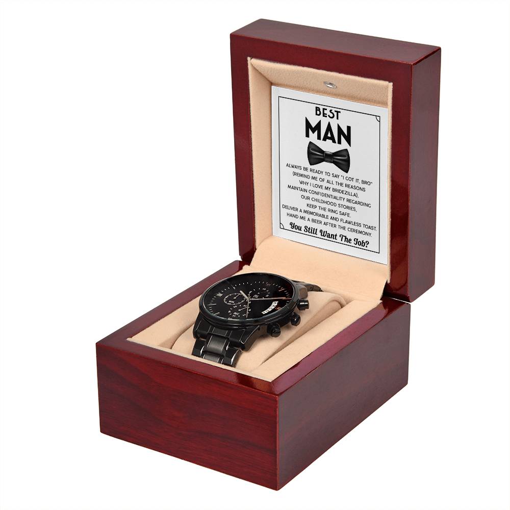 To my best man - Chronograph watch