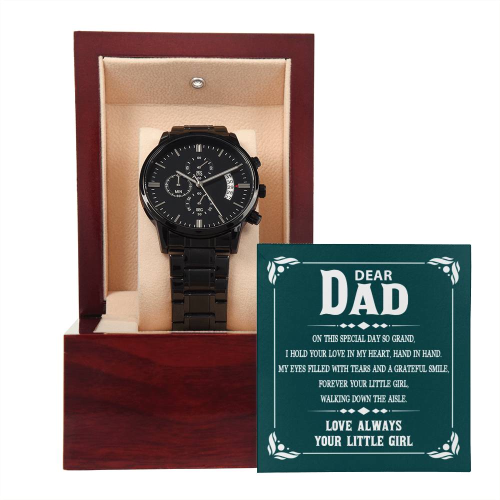 Dear dad - On this special day - Chronograph watch