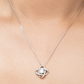 Protection From Angel Necklace - Rose Gold Love Knot 925 Sterling Silver G03